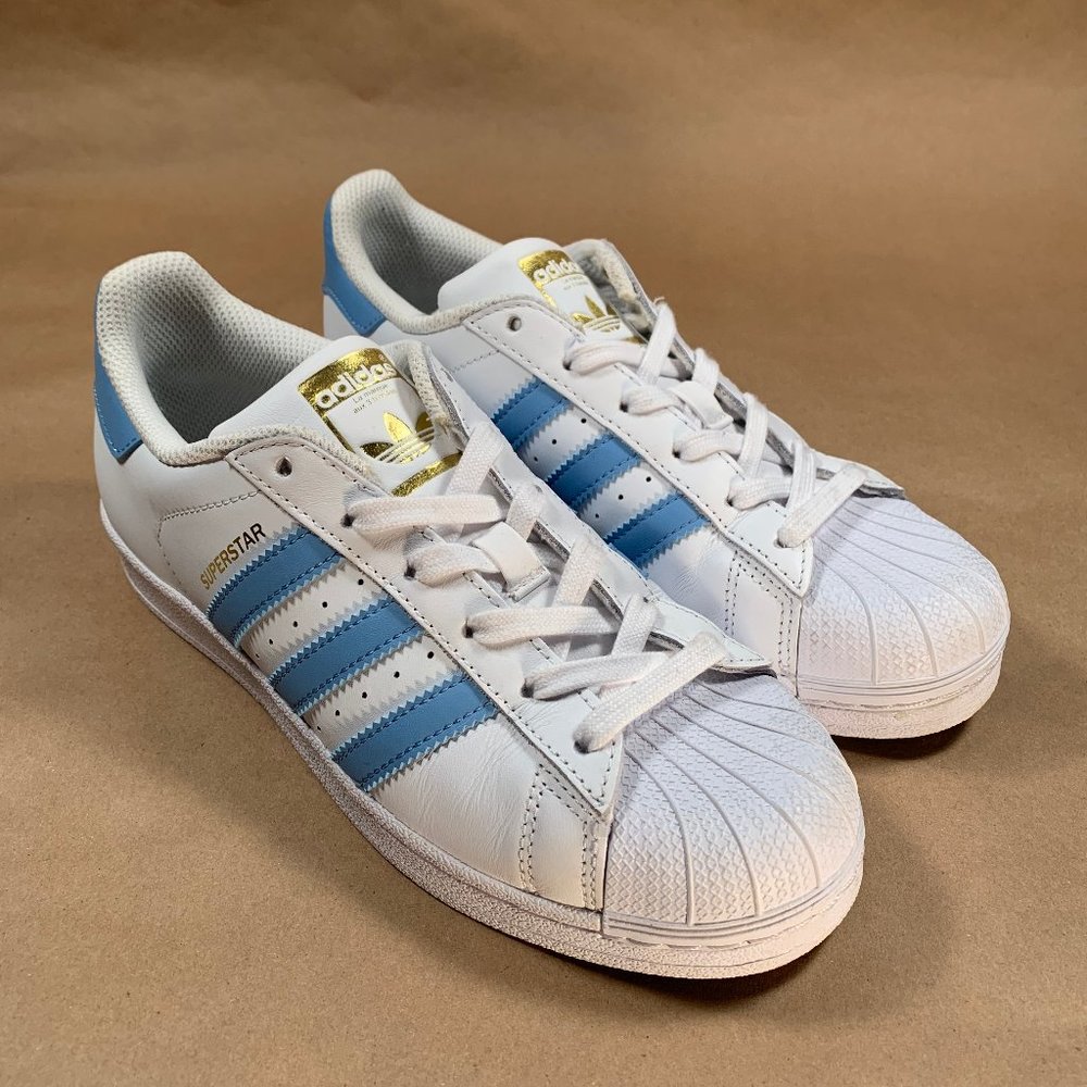 adidas Superstar Foundation J Light Blue